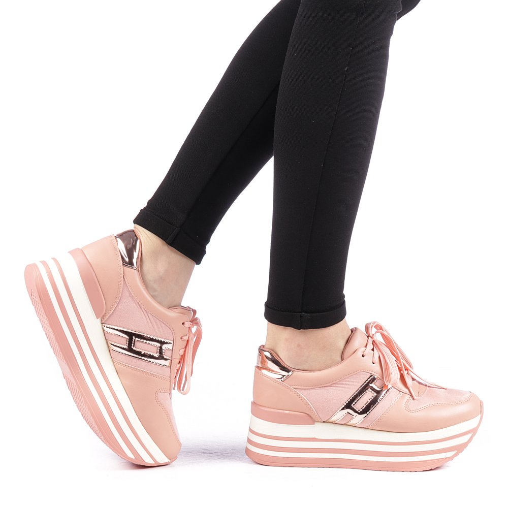 Pantofi sport dama Krasim roz