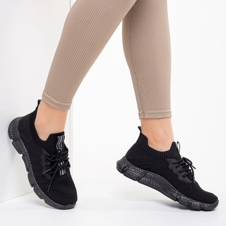 Black Friday - Reduceri Pantofi sport dama negri din material textil Daissy Promotie