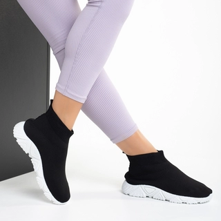 Black Friday - Reduceri Pantofi sport dama negri din material textil Reba Promotie