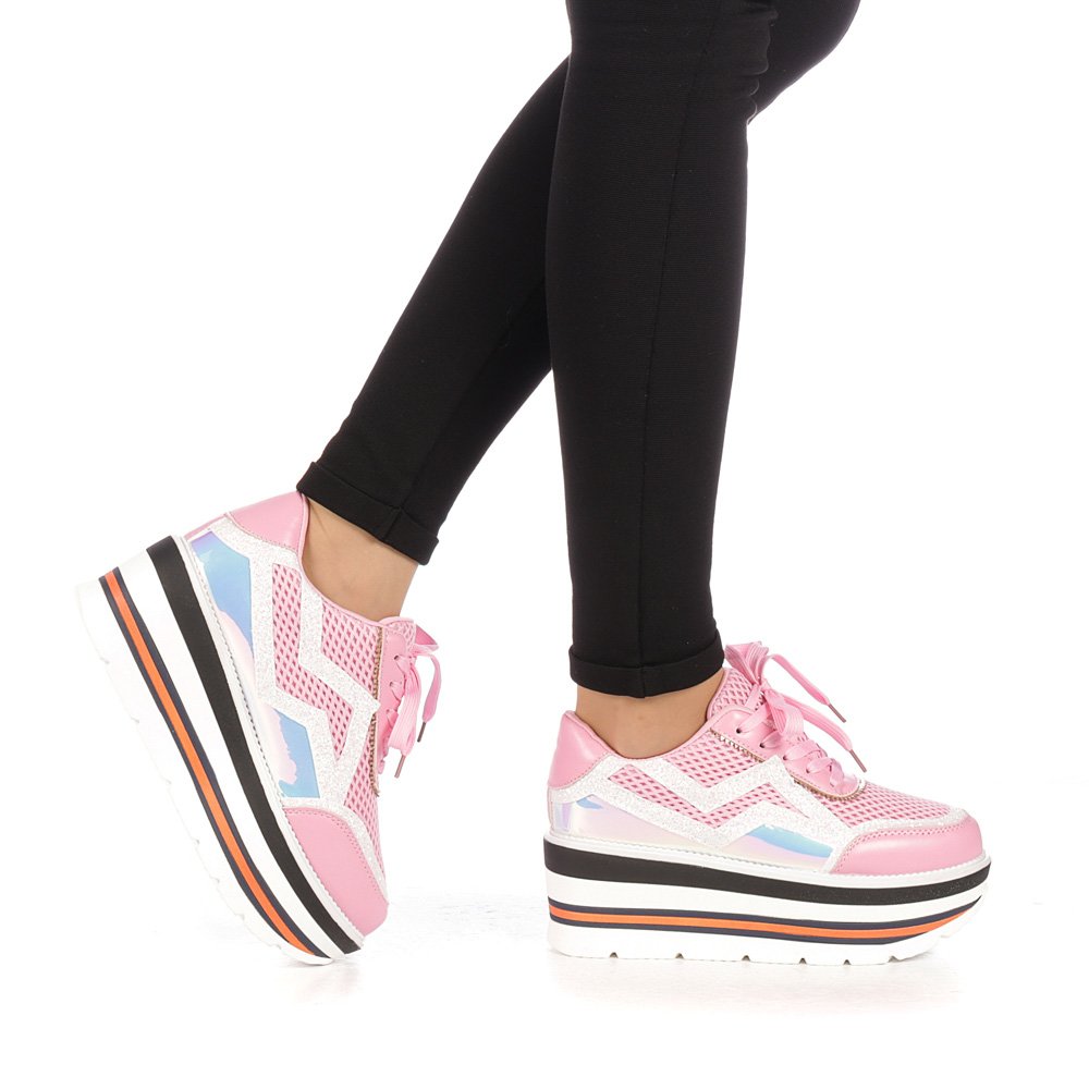 Pantofi sport dama Mixer roz