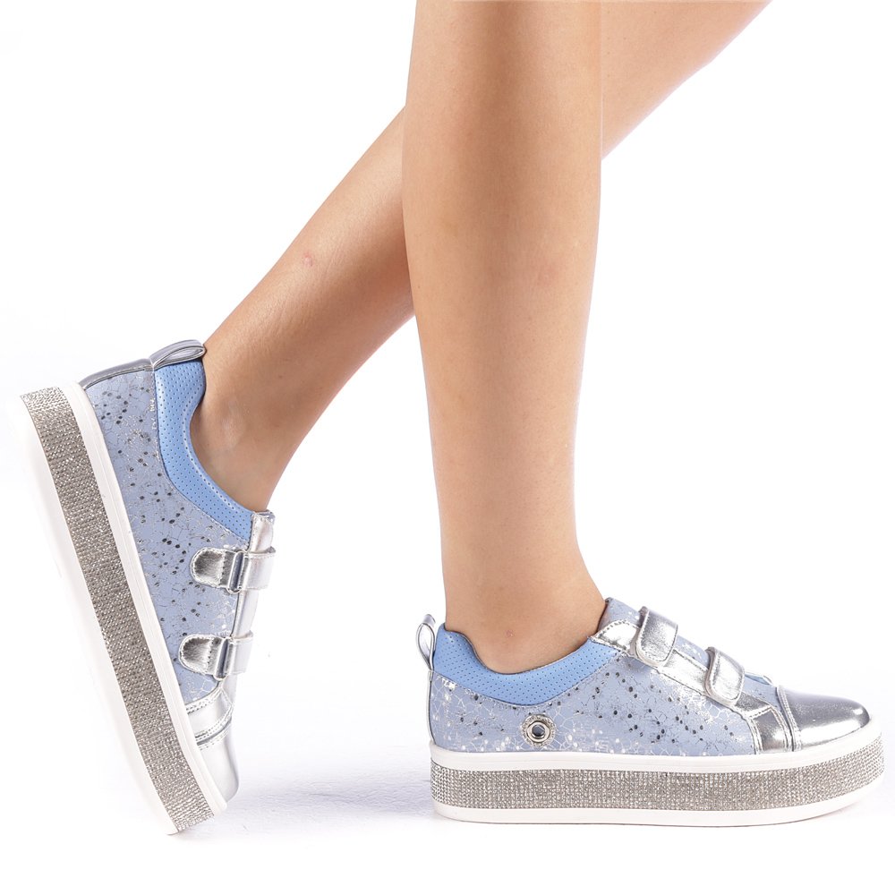 Pantofi sport dama Gessica albastri