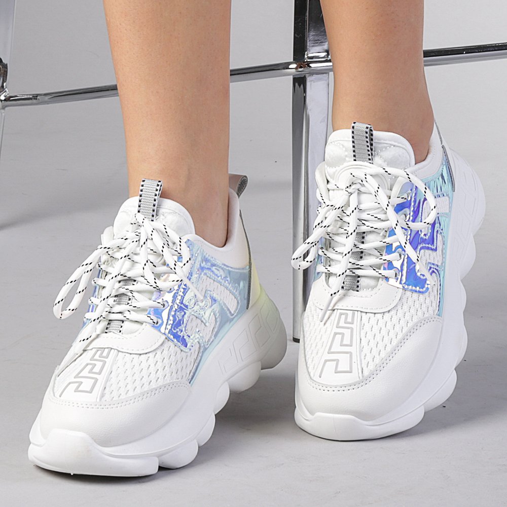 Pantofi sport dama Rica albi