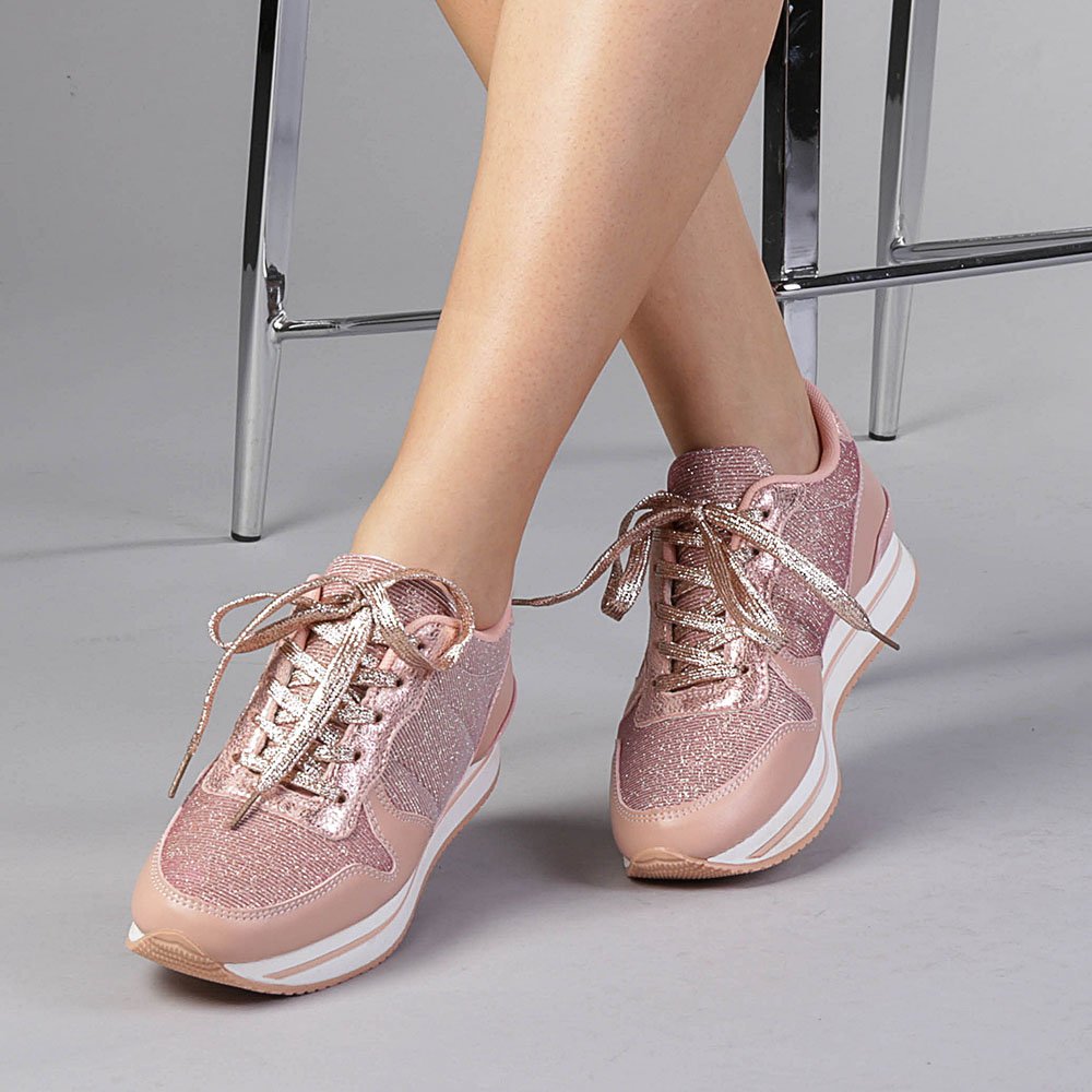 Pantofi sport dama Phos roz