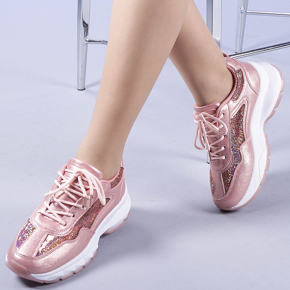 Pantofi sport dama Tazara roz