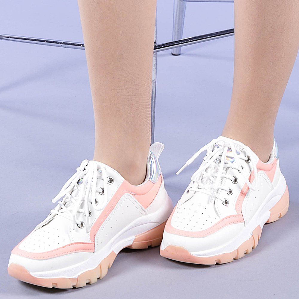Pantofi sport dama Teea roz