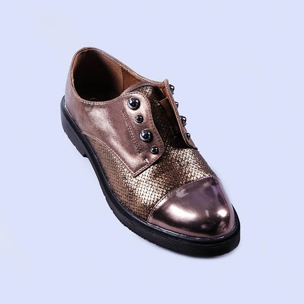 Pantofi casual dama Mirela bronz