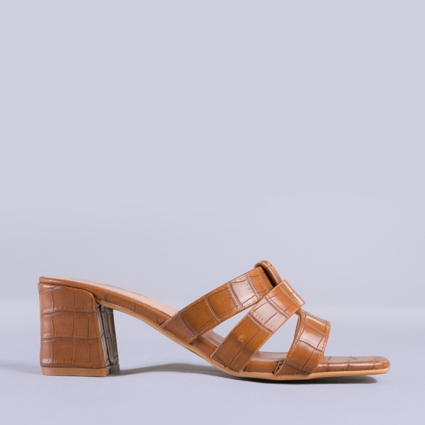 Papuci dama Medeea camel