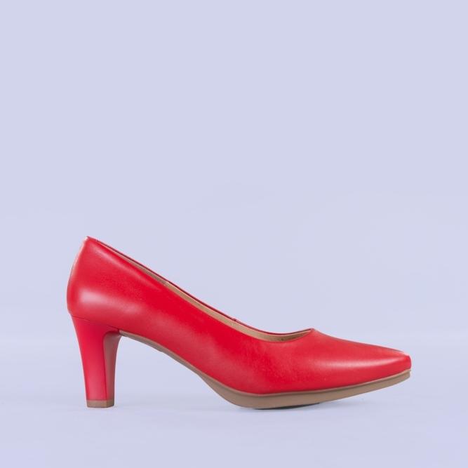 Pantofi dama piele Tesa rosii
