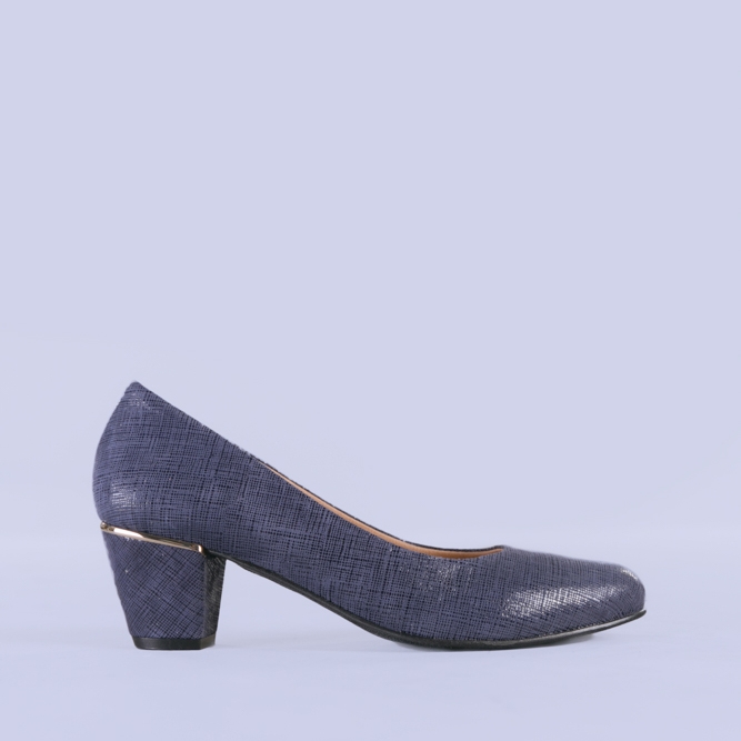 Pantofi dama piele Rubin navy