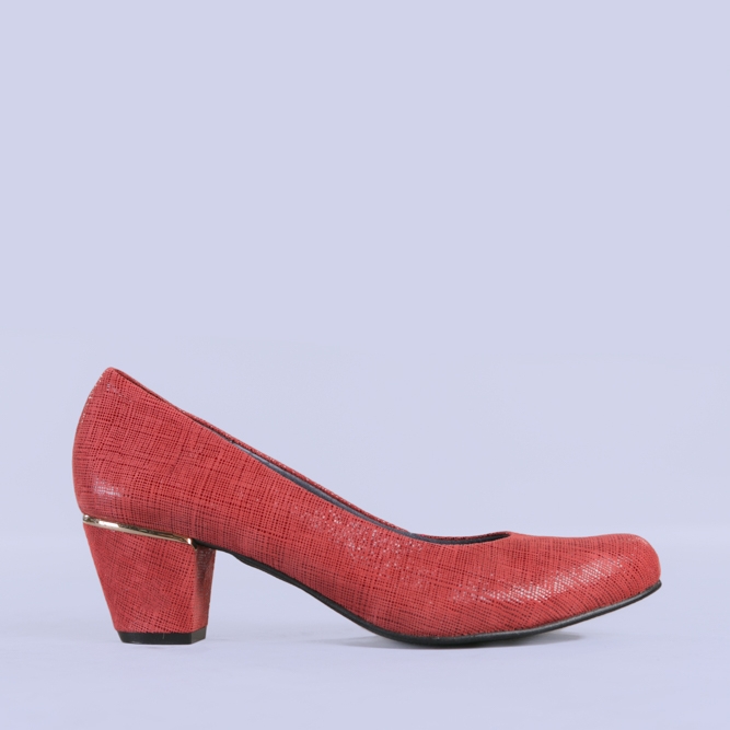 Pantofi dama piele Rubin rosii