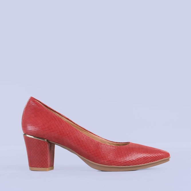 Pantofi dama piele Sebba rosii