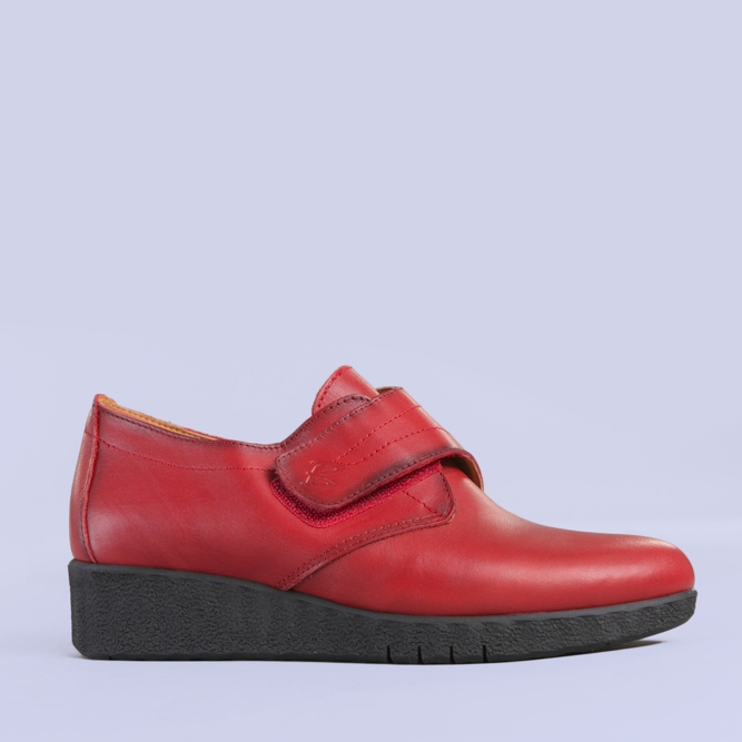 Pantofi casual dama piele Latina rosii kalapod.net imagine 2022 13clothing.ro