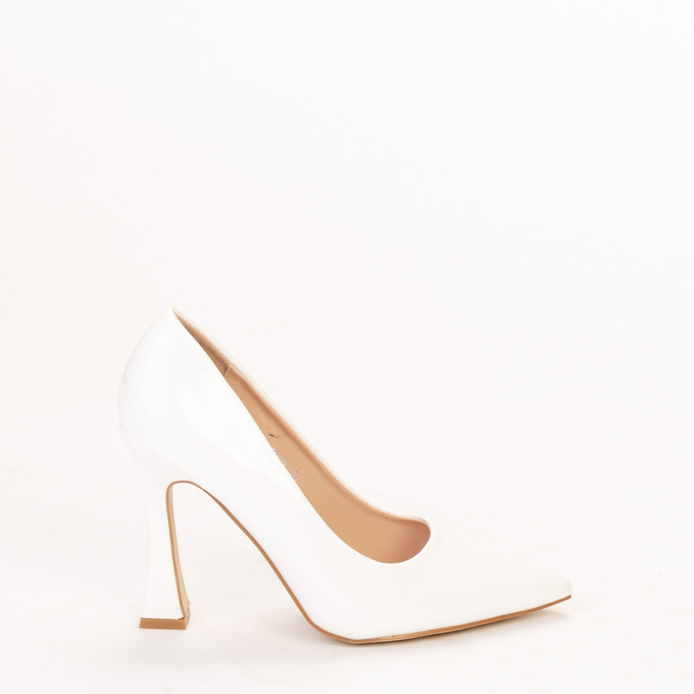 Pantofi dama Wanda albi