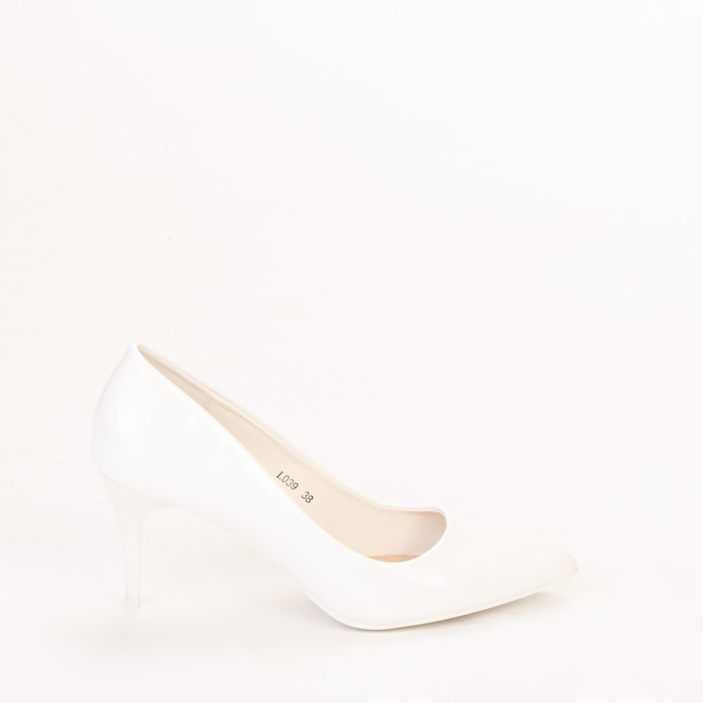 Pantofi dama Avice albi