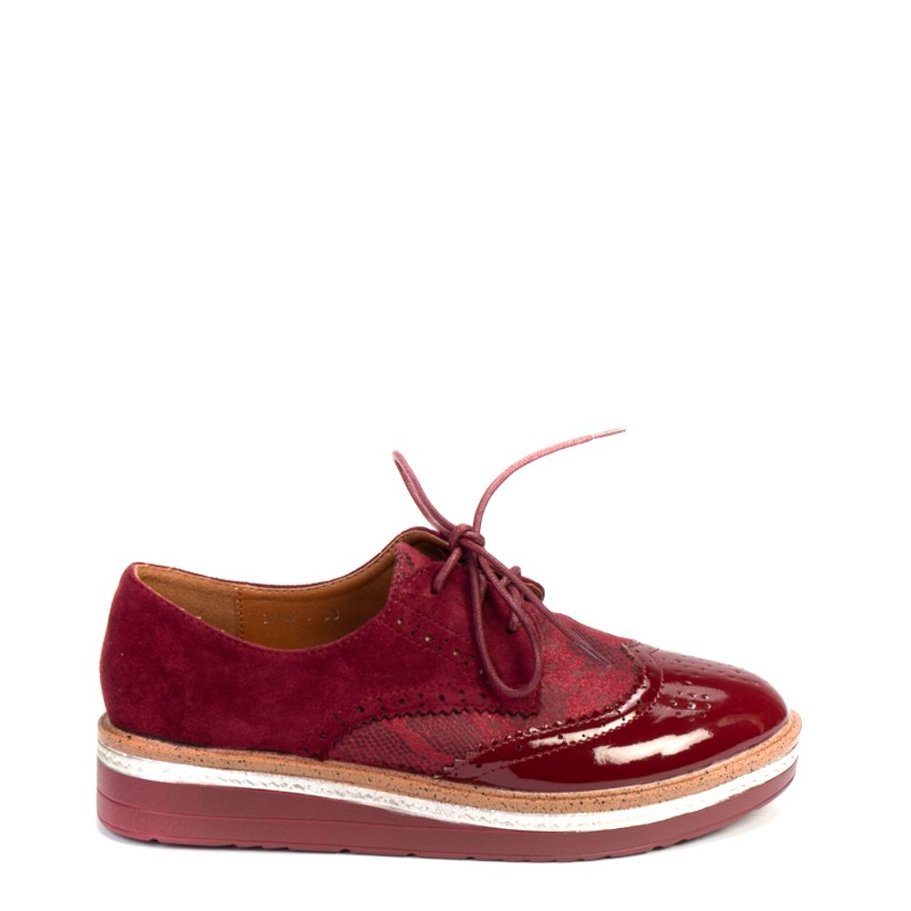 Pantofi casual dama Nimra grena