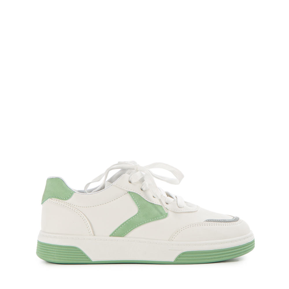 Pantofi sport dama Russo albi cu verde