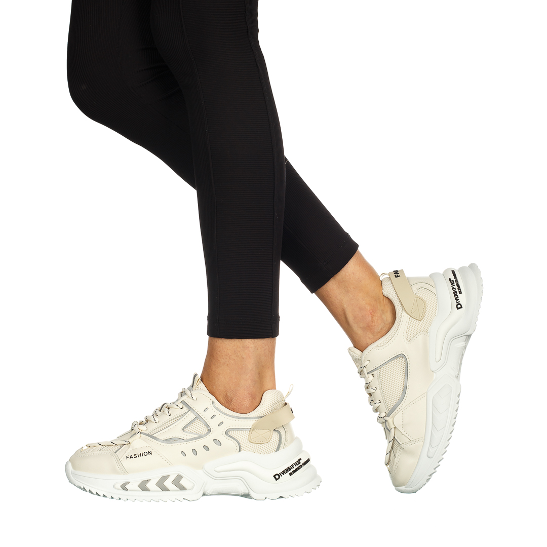 Pantofi sport dama Geomi bej