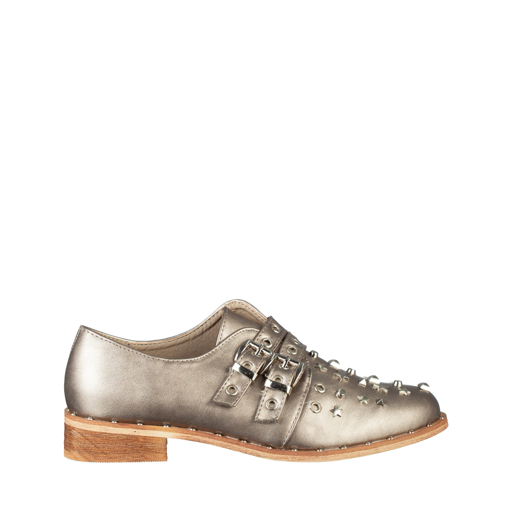 Pantofi dama Mundy argintii