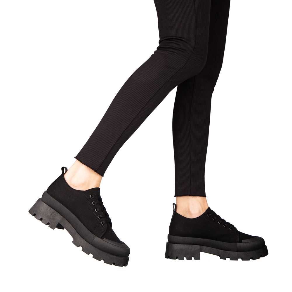 Pantofi sport dama negri din material textil Genie kalapod.net imagine reduceri