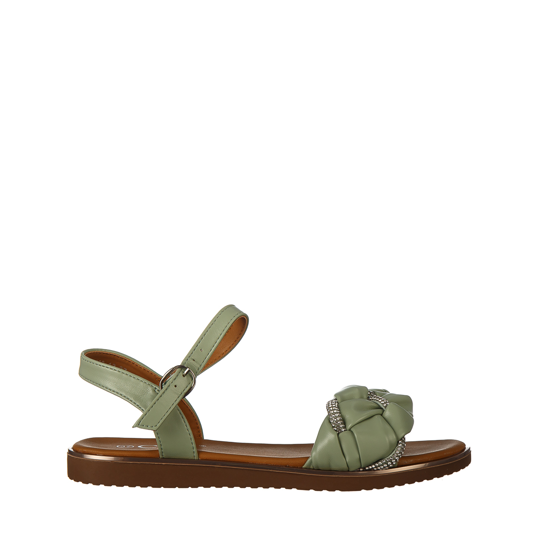 Sandale dama verzi din piele ecologica Layla kalapod.net imagine reduceri