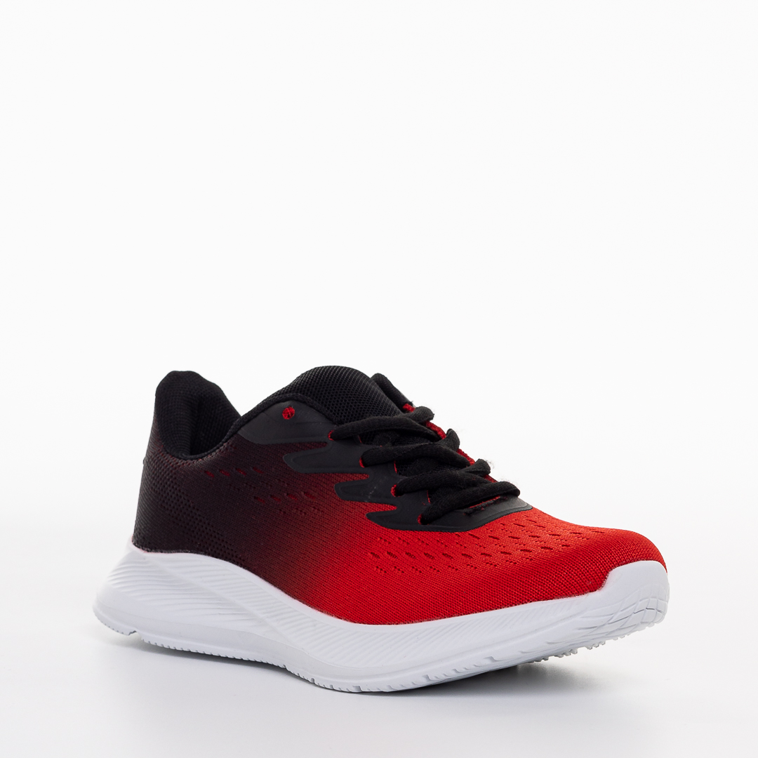 Pantofi sport copii rosii din material textil Stilla Incaltaminte Copii 2023-03-21