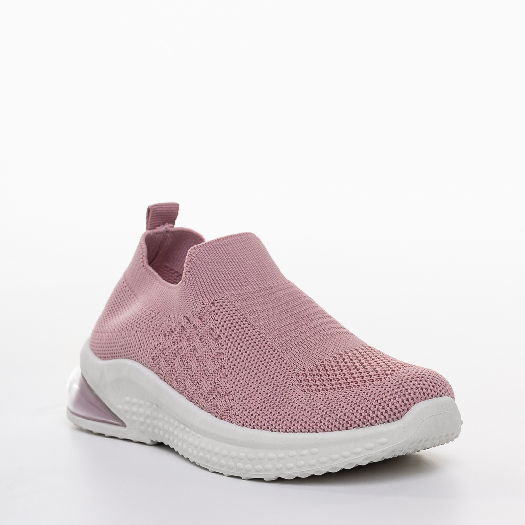 Pantofi sport copii roz din material textil Hattie