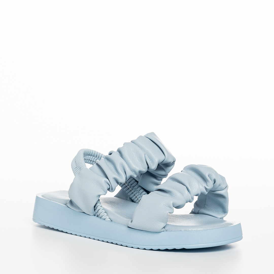 Sandale copii albastre din piele ecolgica Larry kalapod.net imagine reduceri
