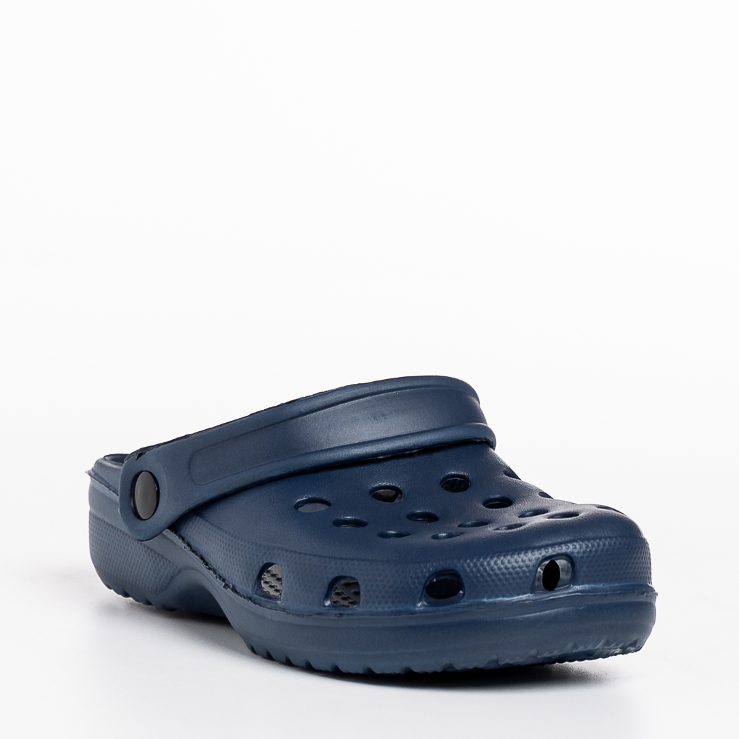 Papuci copii albastri inchis din material sintetic Roxy Incaltaminte Copii 2023-03-19