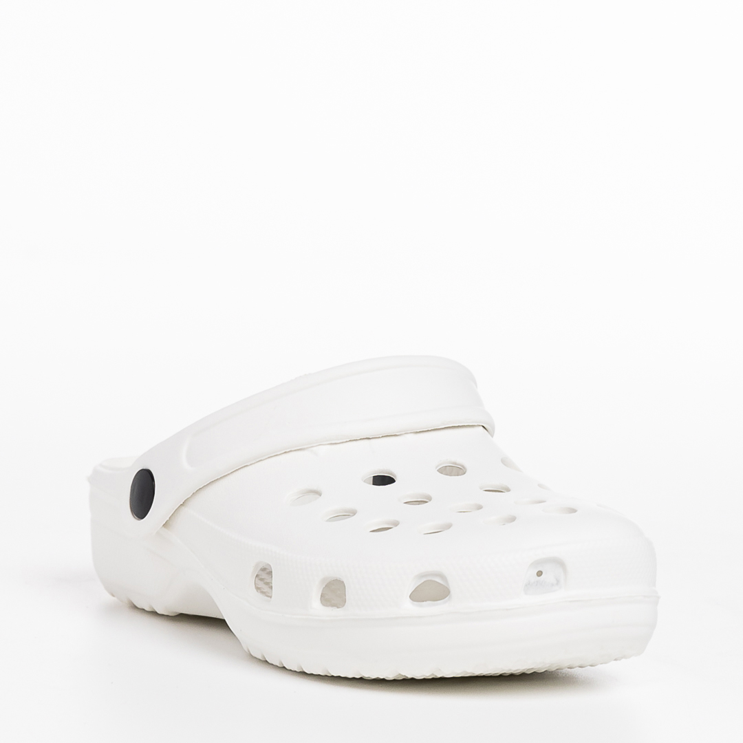 Papuci copii albi din material sintetic Roxy kalapod.net imagine reduceri