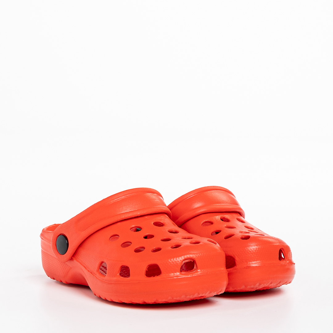 Papuci copii rosii din material sintetic Ocean Incaltaminte Copii 2023-03-21
