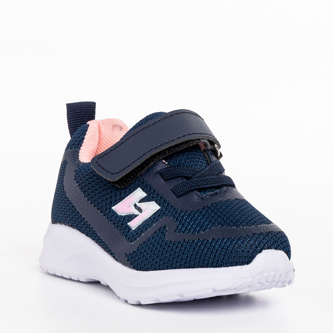 Pantofi sport copii albastri cu roz din material textil Vanilla kalapod.net imagine reduceri