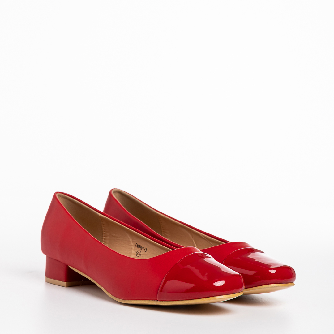 Pantofi dama rosii din piele ecologica Luanne kalapod.net imagine reduceri
