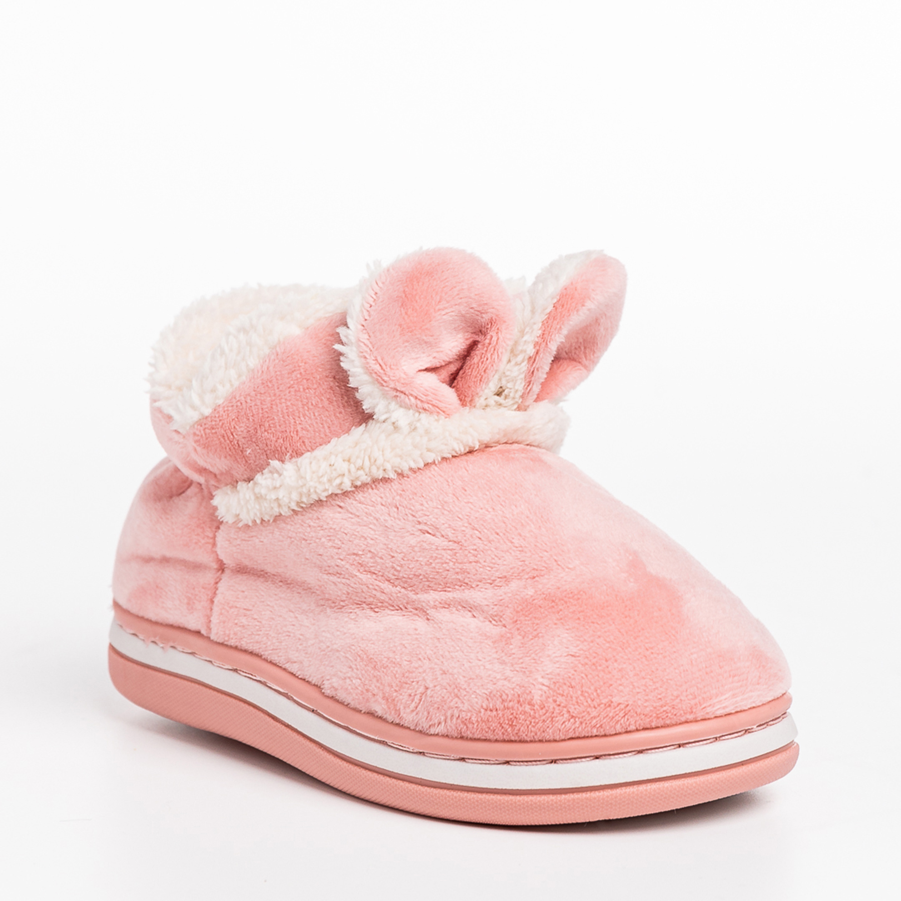 Papuci copii roz din material textil Paco Incaltaminte Copii 2023-03-19