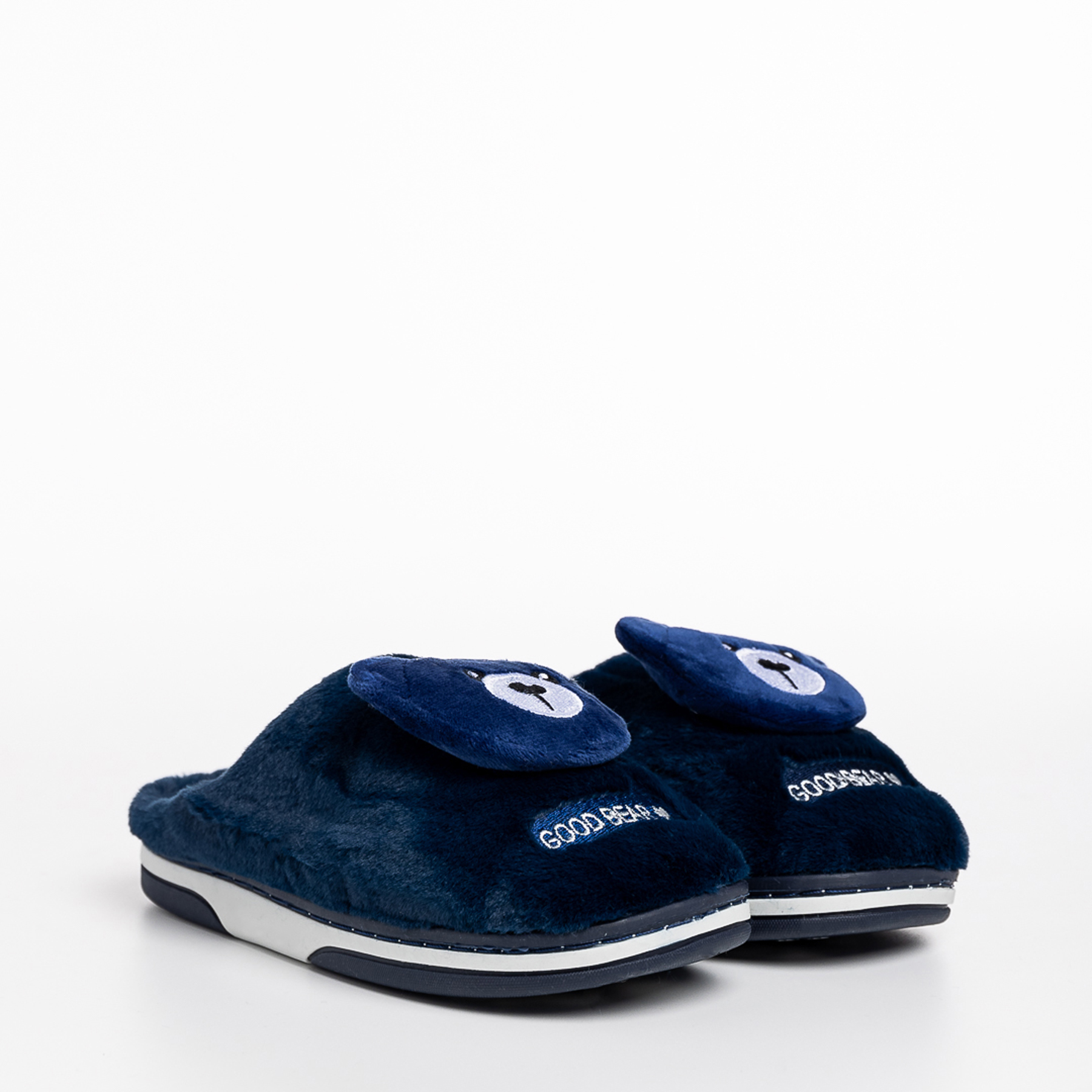 Papuci copii albastri din material textil Ronnie Incaltaminte Copii 2023-03-19