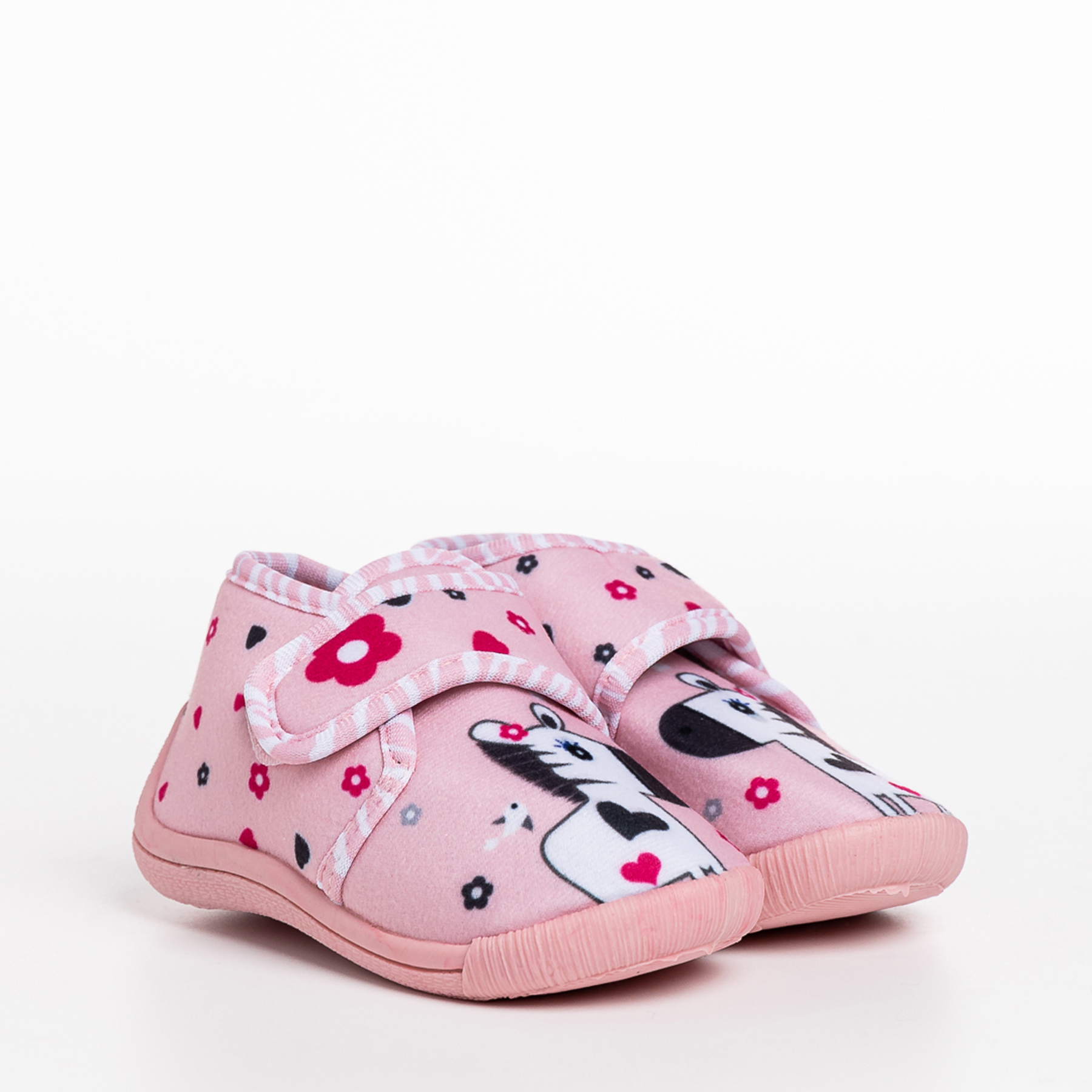 Papuci copii roz din material textil Sadira Incaltaminte Copii 2023-03-19
