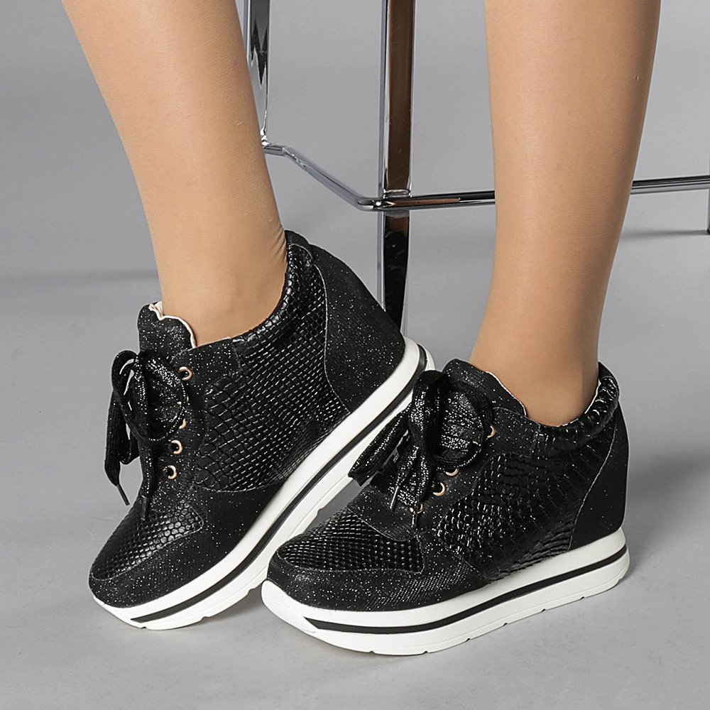 Pantofi sport dama Sierra negru kalapod.net imagine 2022 13clothing.ro