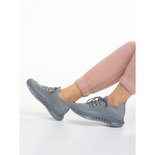 Easter Sale - Reduceri Pantofi sport dama gri din material textil Nevenca Promotie