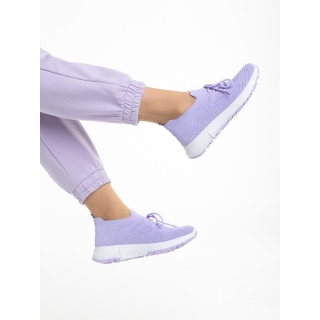 Easter Sale - Reduceri Pantofi sport dama mov din material textil Almas Promotie