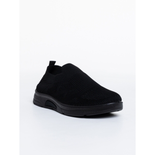 Spring Sale - Reduceri Pantofi sport barbati negri din material textil Eliseo Promotie